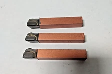 ACT Brazed Tipped Carbide Lathe Tool Bit 7/16" Shank AR 7 C6 USA Made Lot of 3