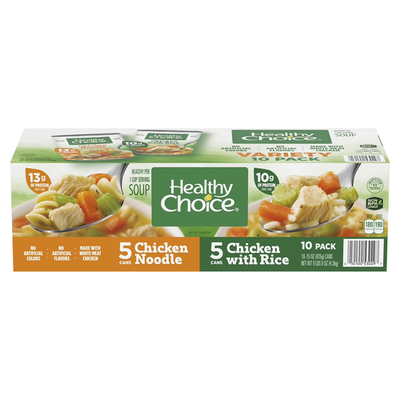 #ad Healthy Choice Soup Variety Pack 15 oz. 10 pk. Great Price $22.99