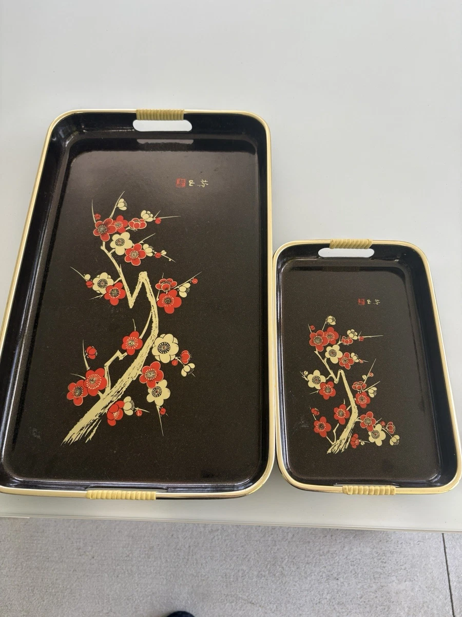复古日本漆器托盘其他日本收藏品1900-现在| eBay