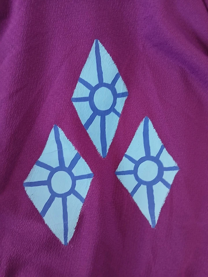 Rarity My Little Pony Equestria Girls Cosplay Skirt Hairclip Halloween Costume S - Image 2 of 4