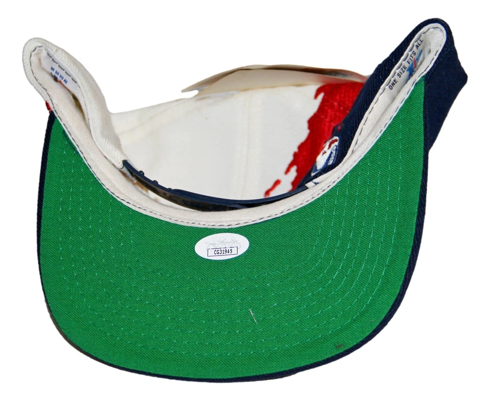 Clyde Drexler Signed Vintage Logo Athletic Splash Snapback Cap Hat NWT JSA - Image 3 of 4