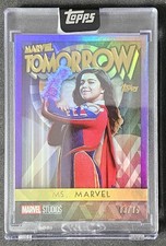 2025 Topps Marvel The Collector Marvel Tomorrow MS. MARVEL Purple #'d 13/15