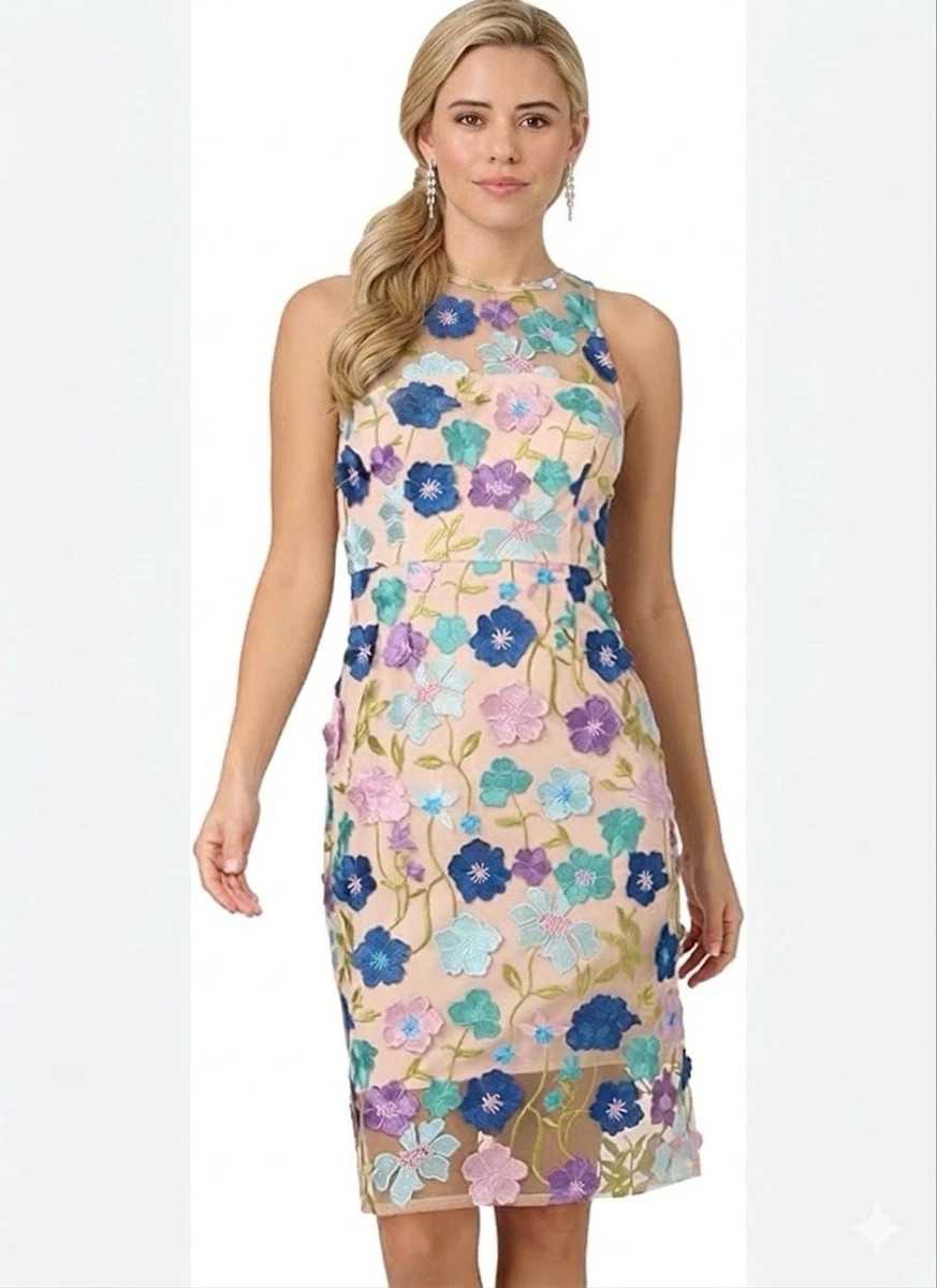 embroidered womens dresses Stetson Women's Allover Embroidered Denim Dress