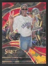 2024 Panini Select WNBA #249 Lisa Leslie Prizms Red Ice