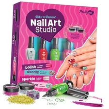 Nail Art Studio for Girls - Birthday Gift - Nail Polish Kit for Kids Ages 7-12