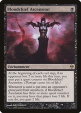 Bloodchief Ascension Zendikar MTG LP card