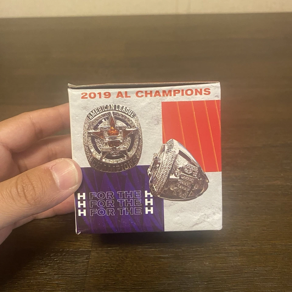 Houston Astros 2019 AL Champions Replica Ring SGA Corpus Christi Hooks Giveaway - Image 4 of 4