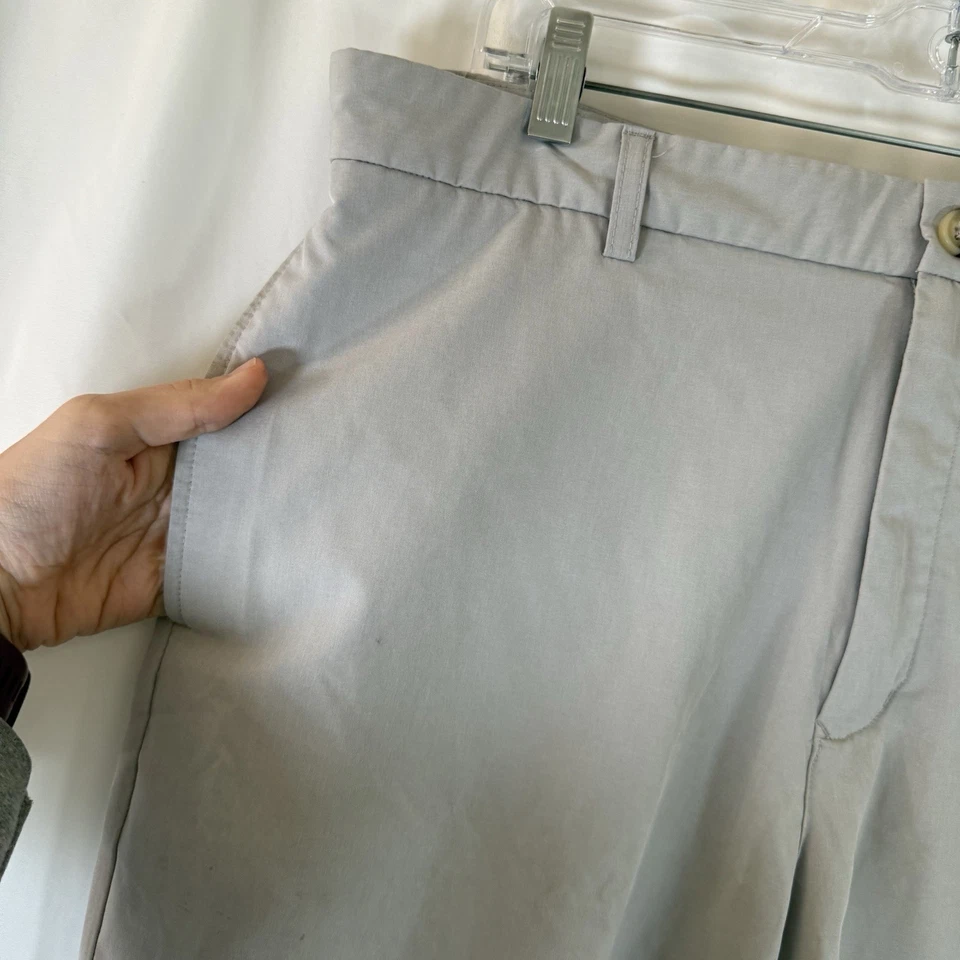 Pantalones Cortos Chinos Tailorbyrd Para Hombre 34 Caqui Frente Plano Golf Trabajo Bolsillos Foto 4 de 4