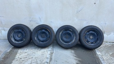 4 Komplett-Räder Mit Reifen Für CITROEN C3 2150772 Benzin 09-15 Schwarz 15 Zoll