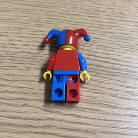 Lego 7079 Jester Minifigure cas403a Retired Clown Midevil Castle Knights