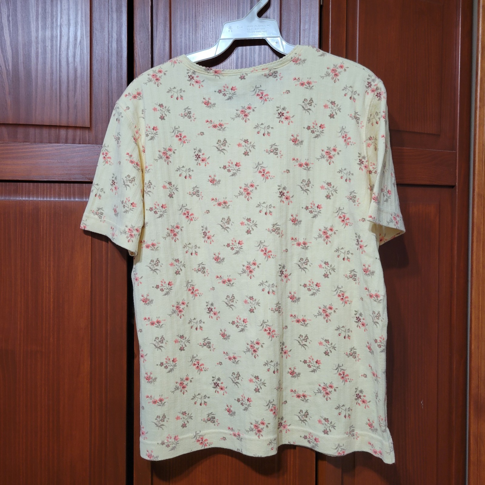 classic elements Yellow Quarter Button Down women… - image 6