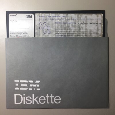 Vintage Timin Engineering FORTH MICRO MART Demonstration 8  Floppy Disk VHTF