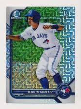 2022 Bowman Chrome Mega Mojo Refractor BCP-97 Martin Gimenez Toronto Blue Jays