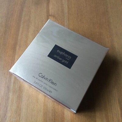 Rarität Calvin Klein Euphoria Men Amber Gold 100ml 3,4 Fl Oz Eau de Parfum