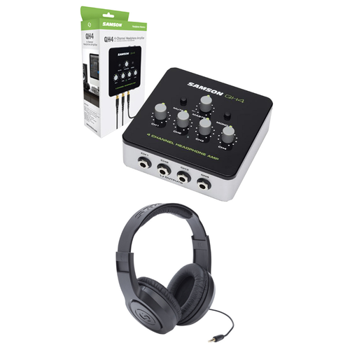 New Samson QH4 4-Channel Headphone 