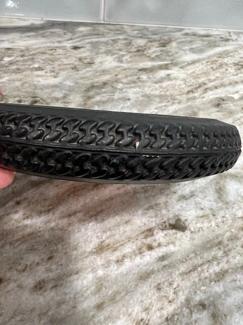 Cenicero anuncio bota con cremallera Goodrich años 20 antiguo Foto 3 de 4