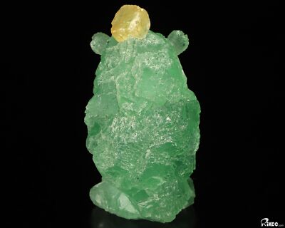 3.5'' Fluorite Hand Carved Crystal Owl Sculpture, Crystal Healing