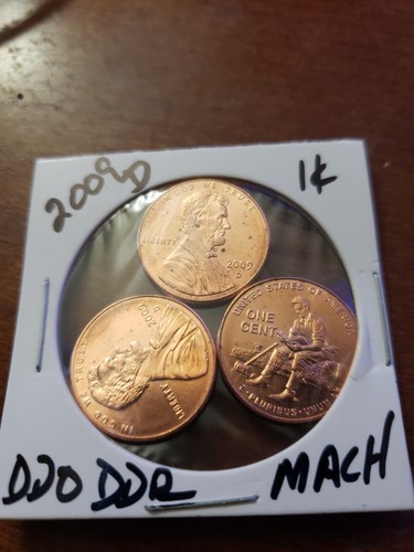 (3) Error 2009 D LINCOLN BICENTENNIAL CENT PENNY FORMATIVE YEARS"ERROR - Picture 2 of 15