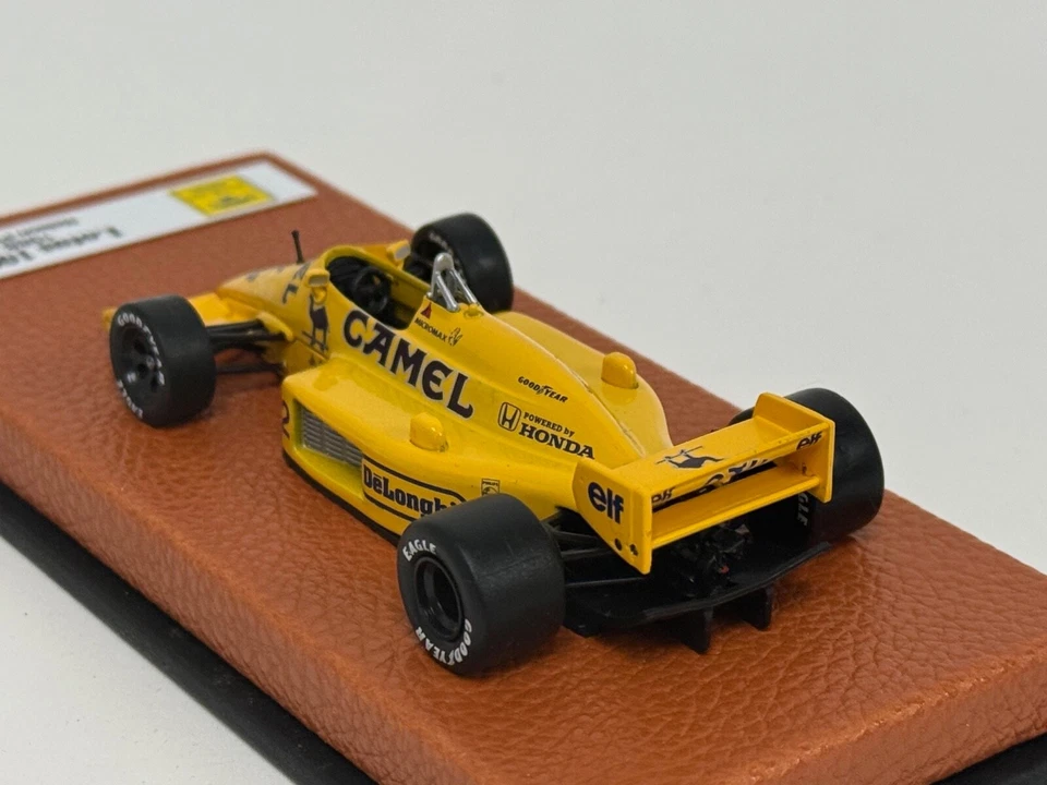 1/43 Lotus 100T de 1988 temporada F1 Nelson piquet base de cuero JPN197 ** Foto 2 de 4