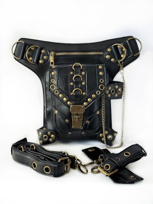 Hüft- Schultertasche Todeskopftasche Gothic & Punk Emo Mode Festival Accessoires