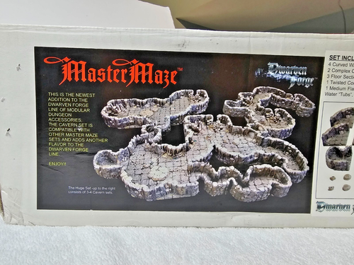 NEW Dwarven Forge Master Maze Cavern Set MM-015 Hand-Painted Resin RPG Terrain - Picture 2 of 21