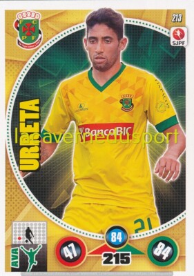 213 JONATHAN URRETA FERREIRA PACOS CARD PANINI FOOTBALL 2014 2015 ADRENALYN XL