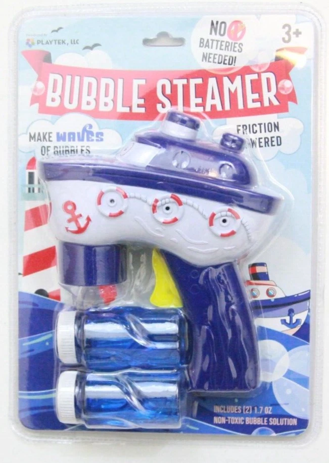 USA Toyz- Bubble Gun includes 2 Nontoxic Bubble Solution Bottles