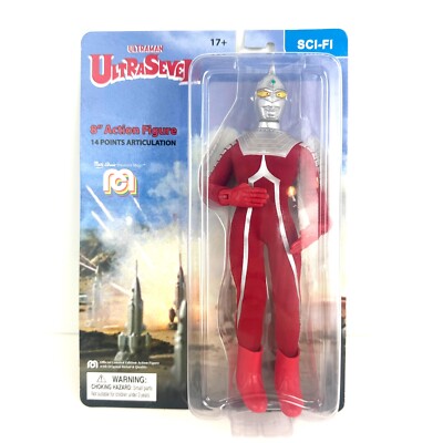 Ultrman Utlraseven 8'' Sci Fi Action Figure 17+ Collectible 2020 Mego Item #62840