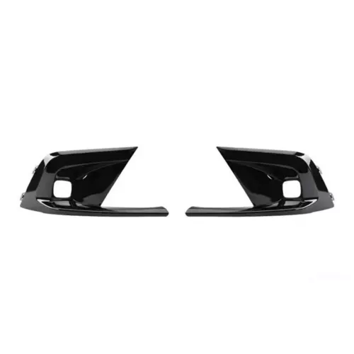 For 11th Gen 2022-2024 Gloss Black Pair Front Bumper Fog Light Cover - Picture 2 of 9