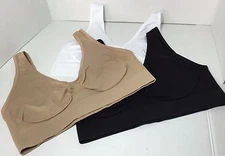 New 3 genie style bra Sport bra Medium No Pads Wire free  Special Buy