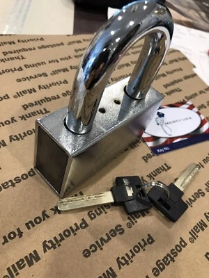 Mighty Lock (Mul-t-lock Style) Giant Padlock #16, 5/8" Removable shackle...