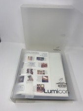 Lumicor Architectural Resin Panels Varieties Of Sample Lot Of 59 w/ Clear Binder