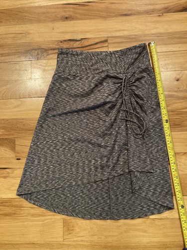 North Face Womens Size Small Skirt Active Wear High Low Hem Heathered Charcoal - Picture 12 of 12