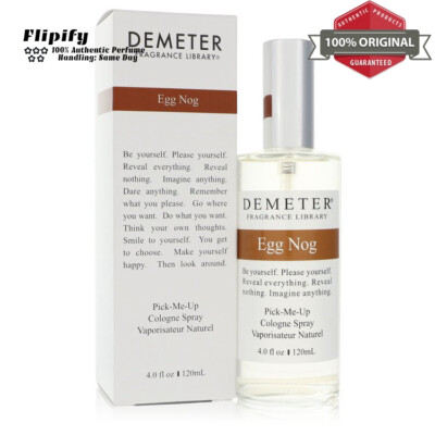 Demeter Egg Nog 4 oz Cologne Spray (Unisex) for Women by Demeter