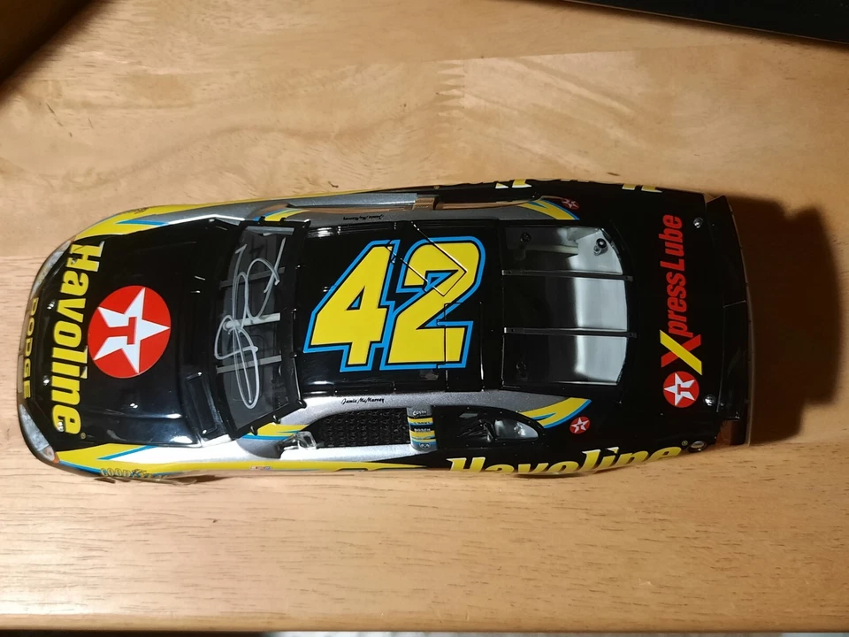 Jamie McMurray 2003 #42 Havoline Roy Intrepid Elite 1:24 autógrafo automático 1/600 Foto 2 de 4