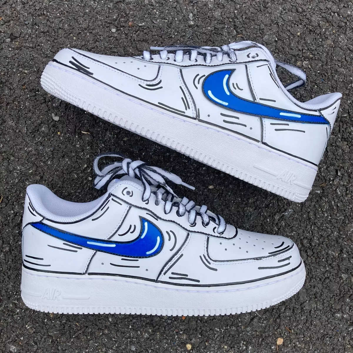 Game Royal Swooshes Shoot Through The Nike Air Force 1 Low