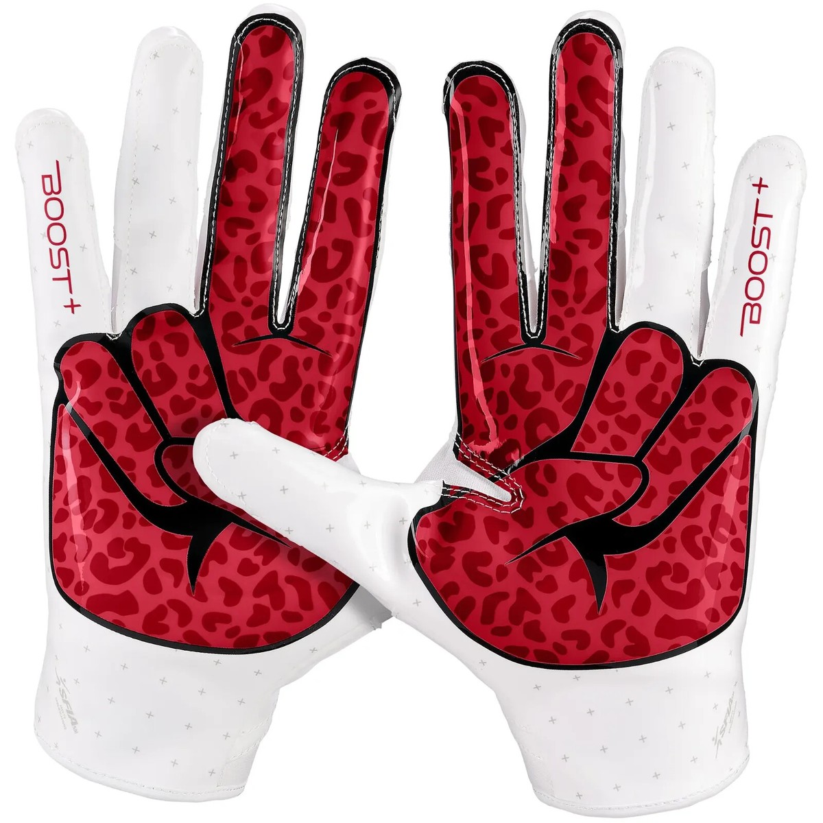 Nxtrnd Football Gloves Grip Boost Peace, Shaka, And Hook 'Em