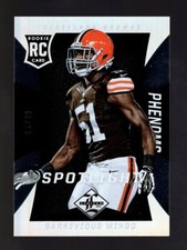 2013 LIMITED SILVER SPOTLIGHT #157 BARKEVIOUS MINGO RC 3/49 CLEVELAND BROWNS
