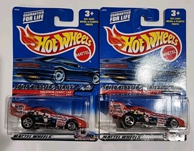 Hot Wheels Lot Of Two 2000 Speed Blaster Series Firebird Funny Car Collector #37
