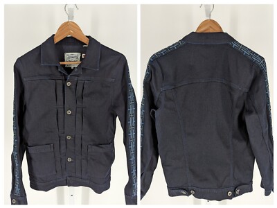 Levis Made Crafted Japan Denim Indigo Type Jean Jacket Small $248 Sold  Out