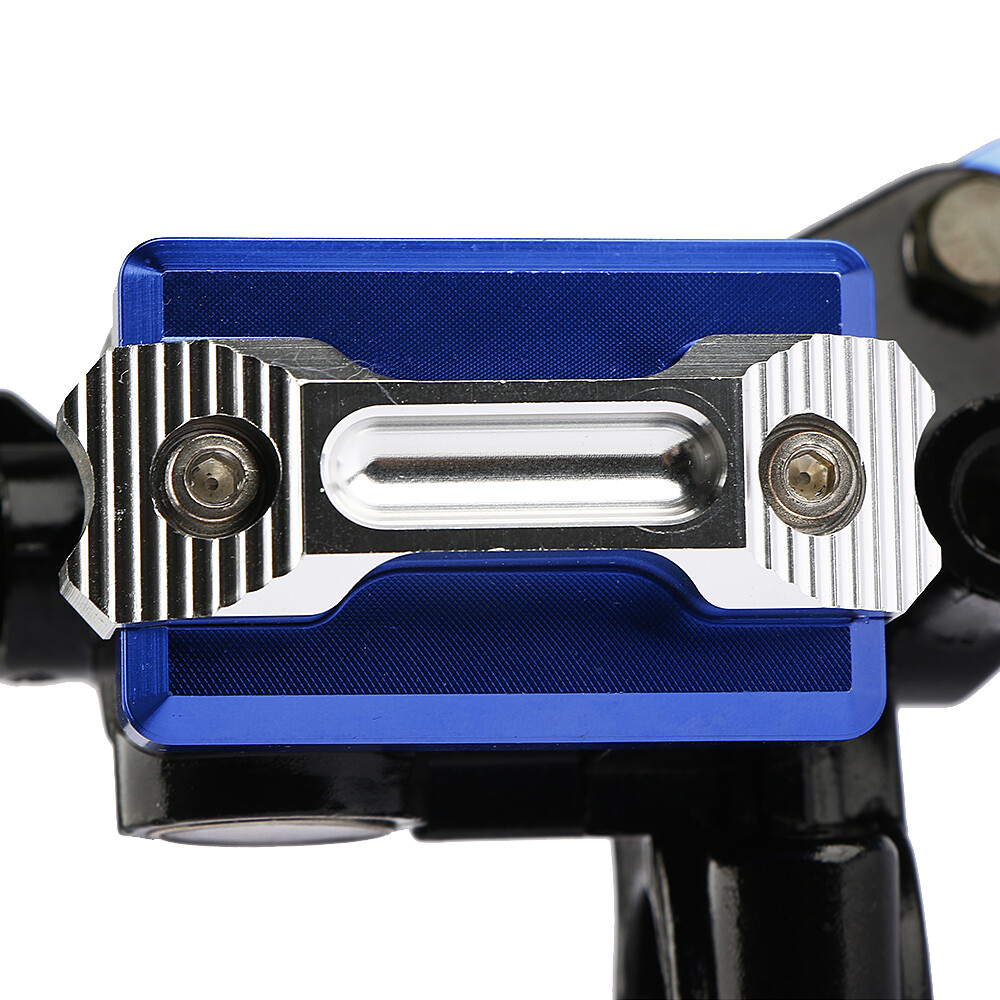 2x aluminum motorcycle brake lever clutch lever set reservoir universal