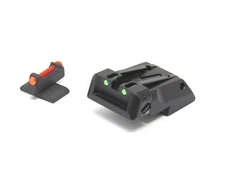 1911 Fiber Optic Adjustable Sight Set Standard Colt Dovetail 