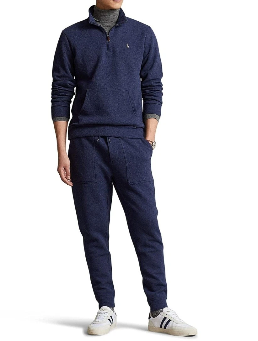 148 Polo Ralph Lauren Double Knit Mesh Quarter Zip Sweatshirt Size 2XL