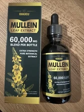 Mullein Leaf Extract 60 Servings 2 fl oz -Best by Date 7/26 NEW