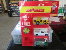 Vintage Majorette Renault Express Europcar Road Roller Hippo Garbage Truck