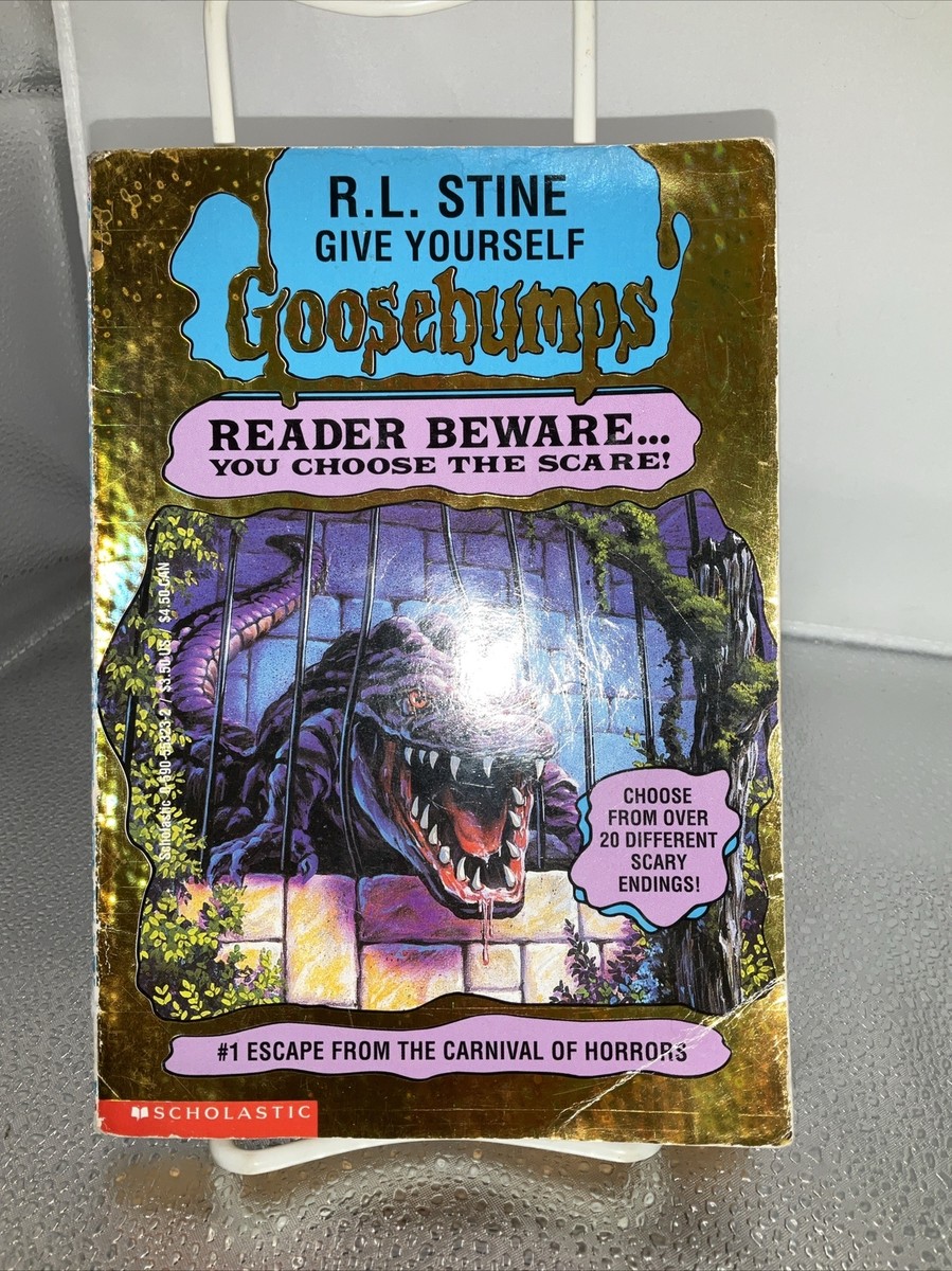 R.L. Stine Goosebumps #1 Escape From Carnival Of Horrors 1995 | eBay