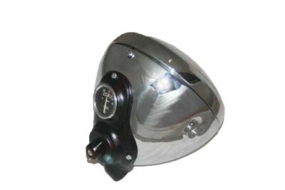 Head Light Assey 7'' Chrome Plated Lucas Vintage For BSA Norton Arie Royal