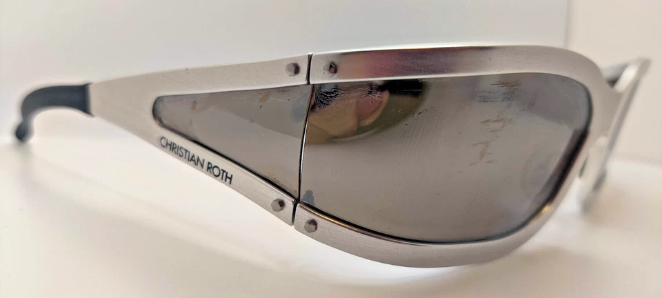 Christian Roth Sunglasses series 2820 Silver - Damaged lenses - Image 2 of 4
