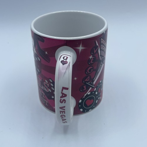 Welcome to Las Vegas Nevada Mug Dice and Cards Collectible Souvenir - Picture 2 of 7