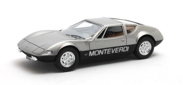 Matrix MX41308-032 Monteverdi HAI GTS Argent 1973 voiture miniature de collection échelle 1/43